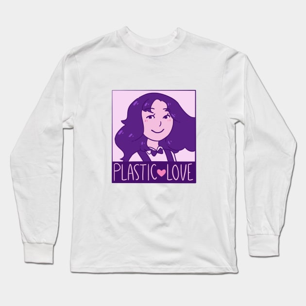 Plastic Love by Mariya Takeuchi Long Sleeve T-Shirt by danirc_art